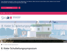 Tablet Screenshot of kieler-schulleitungssymposium.de